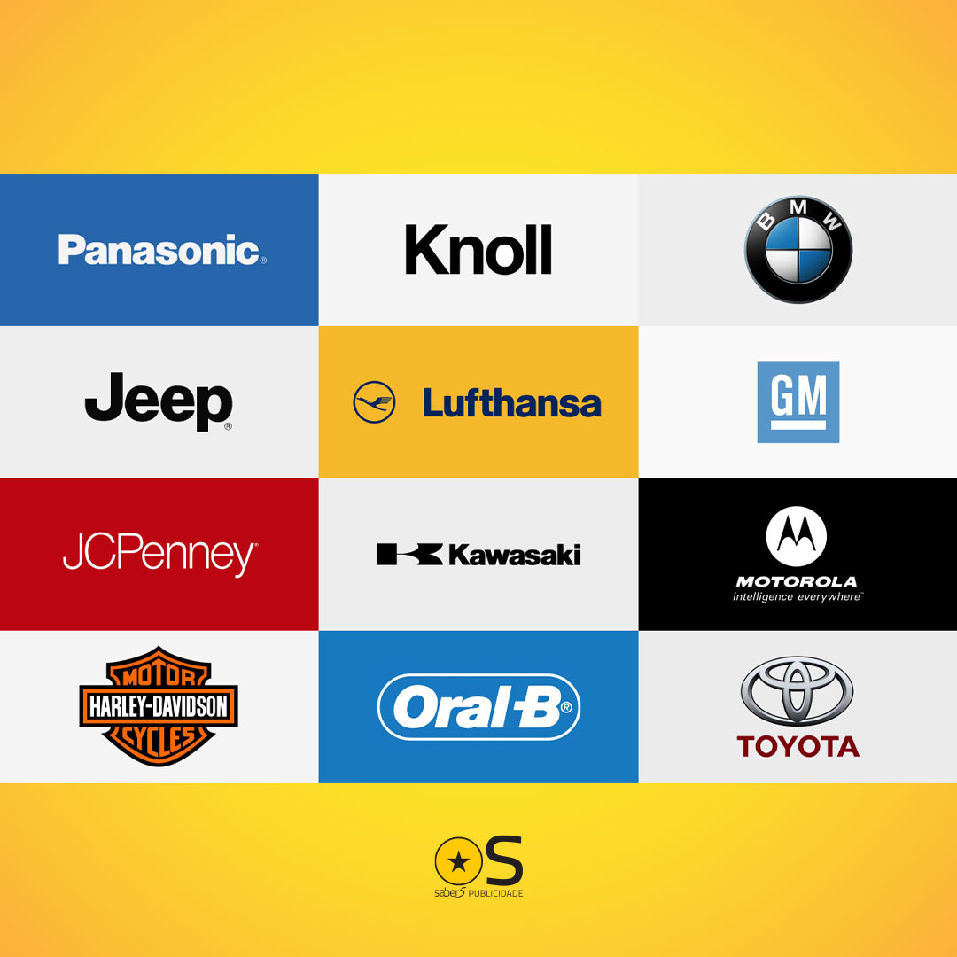 Exemplos de marcas que utilizam a Helvética Exemplos de marcas que utilizam a Helvética