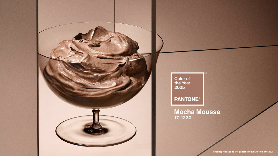 PANTONE 17-1230 Mocha Mousse: A Cor do Ano 2025