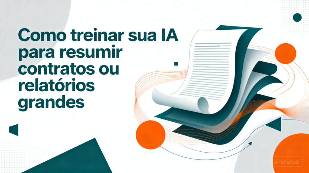 Como treinar a IA para ler e interpretar documentos de 50 páginas em minutos